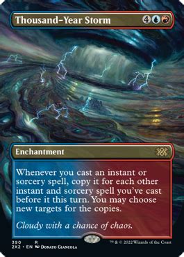 Thousand year storm edh  1x Dismissive Pyromancer