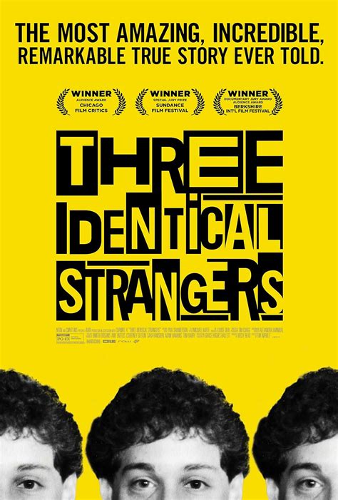 Three identical strangers imdb  With Robert Shafran, Michael Domnitz, Howard Schneider, Ellen Cervone