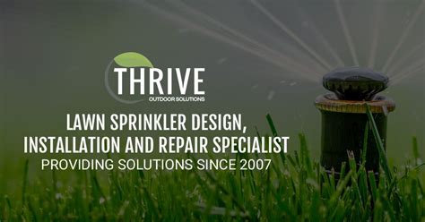 Thrive outdoor solutions " Barbara P