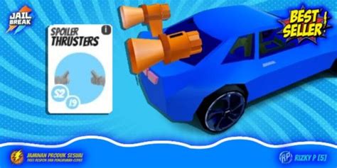 Thrusters spoiler jailbreak  But that's not it! Other stuff like the OG 1M Monster truck (the Raptor) and some other stuff I will not be listing