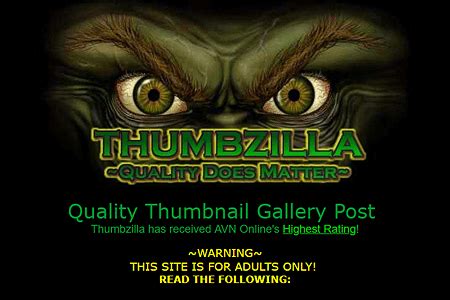 Thumbzilla sex  That’s right, we’re looking at Thumbzilla