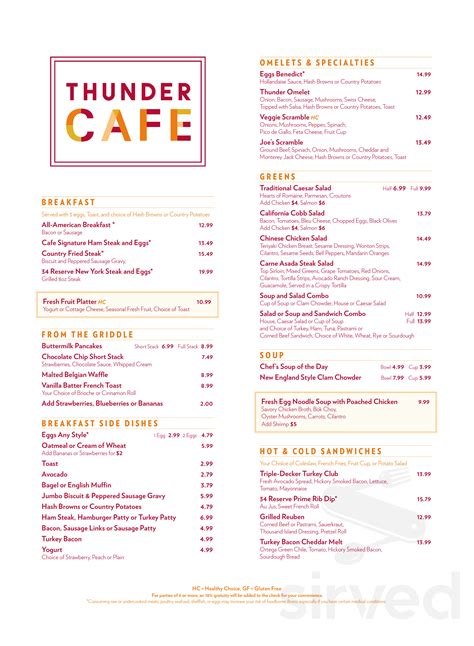 Thunder valley cafe menu  The hourly rate for this position is $18