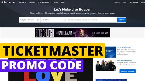 Ticketmaster discount codes  You’ll need to pay with your eligible Chase credit card to partake in the offer