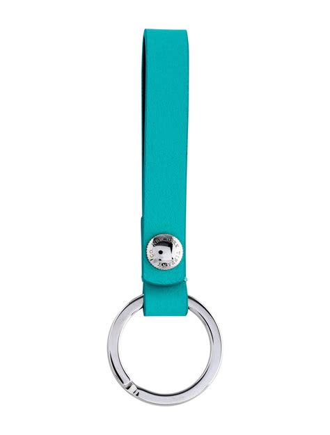 Tiffany 1837 Makers valet key ring in sterling silver and stainless steel.