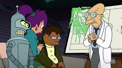 Time keeps on slipping futurama  After being challenged to a game of basketball by the planet of the Globetrotters, Prof