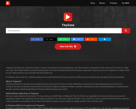 Tinyzonetv legal  Tinyzone is the most trustworthy website on which we can watch movies, episodes, and other things online