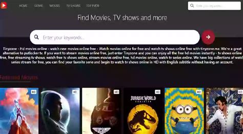 Tinyzonetv.yo  We update new movies and show episodes on a daily basis to make