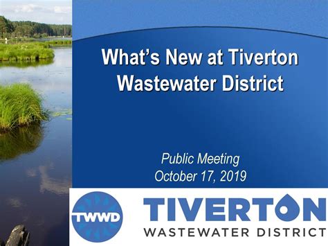 Tiverton wastewater district  PowerPoint Templates