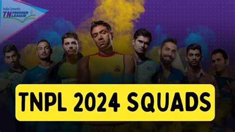 Tnpl 2019 team squad  The team will be captained by Shahrukh Khan and coached by Sriram Somayajula