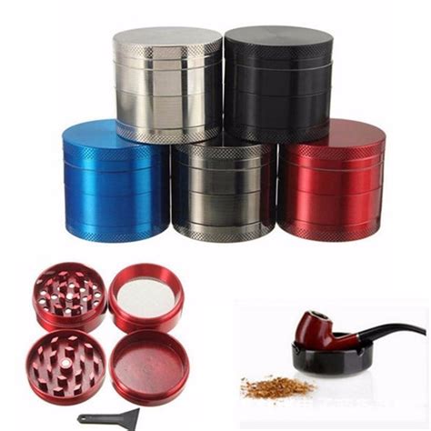 2021 New Herb Grinder for Spice 2.5inch Small Herb Grinder Set 4-Piece Zinc  Alloy Manual Grinder Metal Crusher With Handle - AliExpress