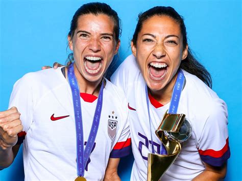 Tobin heath and christen press dating FIFA via Getty Images