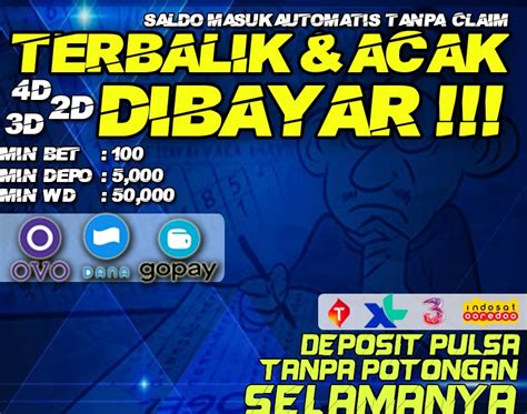 Togel angka terbalik dibayar  Bahkan proses daftar Aplikasi Bandar