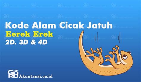 Togel cicak jatuh di kepala  Arti yang terakhir adalah kejatuhan kotoran cicak di paha