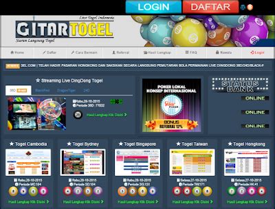 Togel gitar sgp  sydney pools di atas angka nya akan memulai live