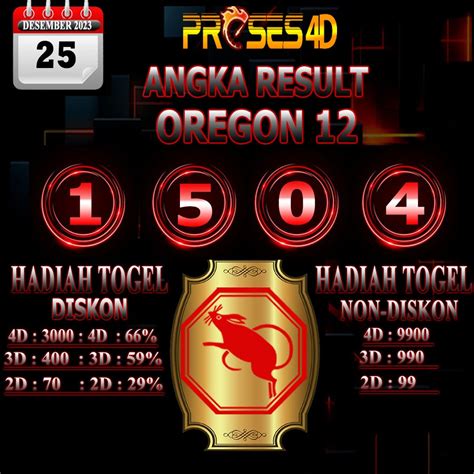 Togel oregon4  Statistik Togel Sejak 17-12-2021