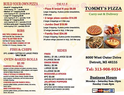 Tommys pizza bath mi  482 people follow this