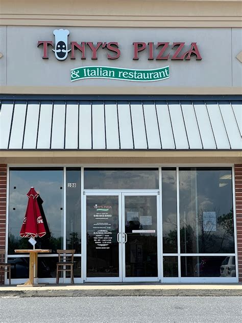 Tony's pizza fishersville va  Website
