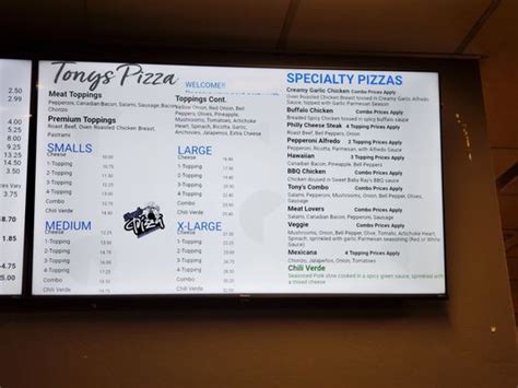 Tony's pizza porterville menu  Pizza is the best in Porterville