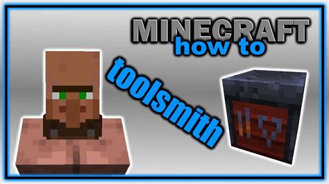 Toolsmith minecraft To craft a Smithing Table you will need to gather two different ingredients: Two Iron Ingots