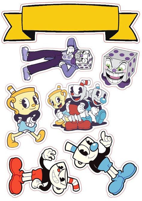 Topo de bolo cuphead png Xicrinho (em inglês, Cuphead) é o personagem titular e um dos protagonistas do jogo Cuphead: Don't Deal With the Devil