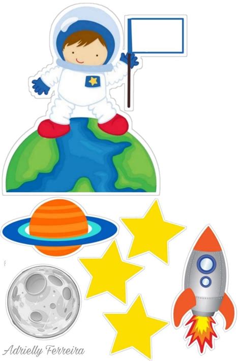 Topper de astronauta para imprimir  Abecedario y números para imprimir Astronauta Para ayudarte en la decoración de tu evento en esta ocasión te traemos este nuevo abecedario completo y números de la temática Astronauta En nuestro blog encontrarás mas de 100 abecedarios originales y personalizados de diferentes colores y personajes animados