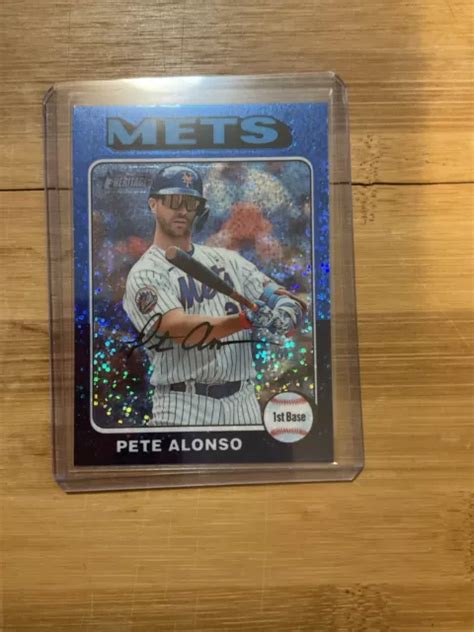 2024 Topps Chrome PETE ALONSO Prizm SILVER Refractor " …