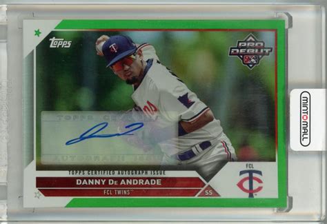 2024 Topps Finest Danny De Andrade Prospect Auto Autograph #B22-DD ...