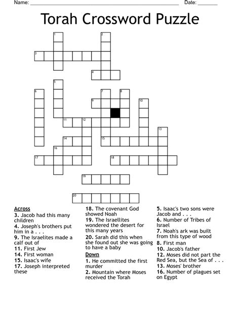 Torah holders crossword clue  Click the answer to find similar crossword clues 