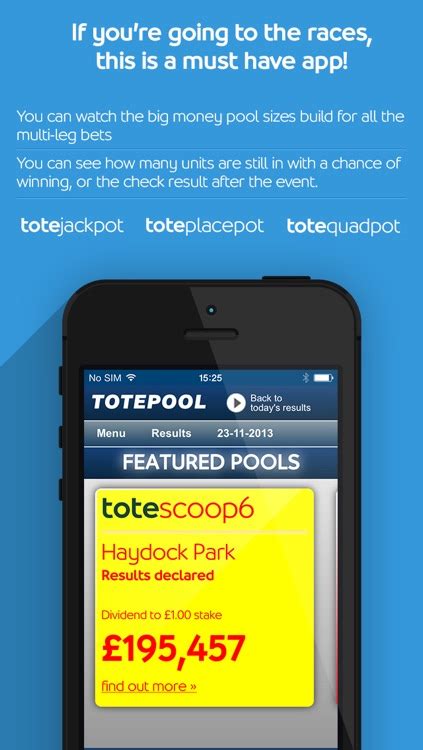 Totepool live placepot tote-betting