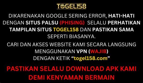 Toto158 BOLUTOTO merupakan situs bandar togel terpercaya berlisensi resmi di indonesia dengan pasaran toto togel 4d terlengkap dan hadiah jackpot terbesar 2023