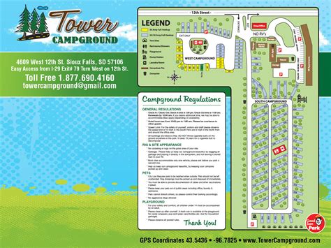 Tower campground prices 4609 W