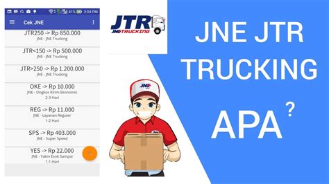 Tracking jne jtr Demikian juga ketika kamu menggunakan JNE dengan ragam layanannya, seperti JNE Reguler (REG), Trucking (JTR), Yakin Esok Sampai (YES), dll