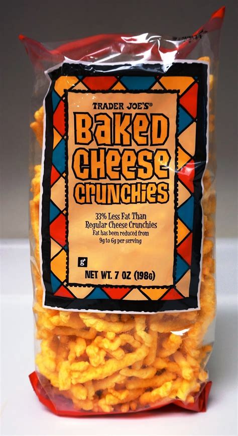 Trader joe's baked cheese crunchies This spring, the organic grocery giant rolled out new Fancy Cheese Crunchies flavored with black truffle, and fans were divided