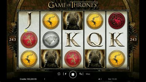 Tragaperras game of thrones 243  The lower value symbols are letters associated with playing cards