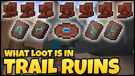 Trail ruins loot table  The loot in trail ruins can be found by brushing suspicious gravel randomly generated throughout the structure