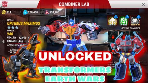 Transformers earth wars mod 