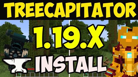 Treecapitator 1.19 4 – Instant Mining in Minecraft