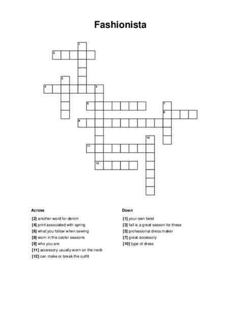 Trendsetter crossword clue  Search for crossword clues found in the NY Times, Daily Celebrity, Daily Mirror, Telegraph and