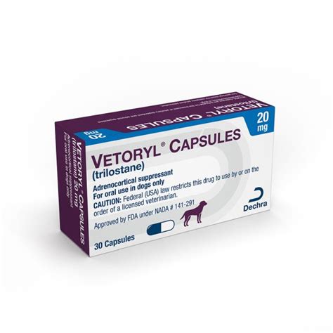 Trilostane coupon  Vetoryl Capsules contain an adrenosuppressant drug that is used to treat hyperadrenocorticism in dogs