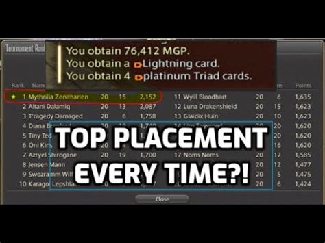Triple triad tournament cheat  Victory by a certain amount - it says at the beginning (like, say, by four cards) - will guarantee a card (instead of random) that you can pick… With the release of Patch 5