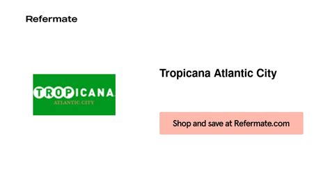 Tropicana atlantic city coupon codes Atlantic City, NJ View Menus