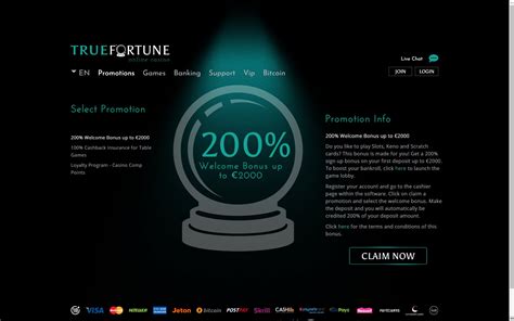 True fortune TrueFortune | Antigua and Barbuda | Online Casino Our experience in the online gambling industry and our capacity for innovation have turned Casino True Fortune casino into your best option