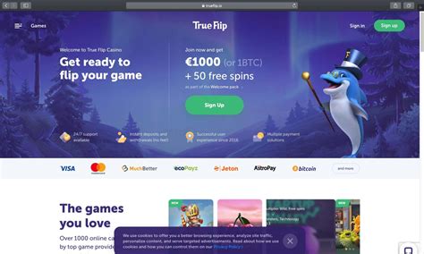 Trueflip recension  Neukundenbonus bis 750€ + 75 Freispiele