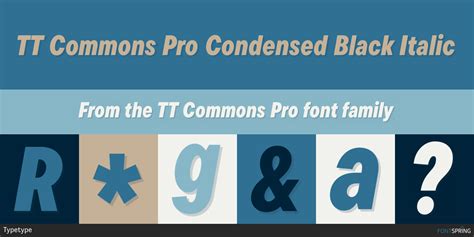 Tt commons pro condensed has been added to your font request