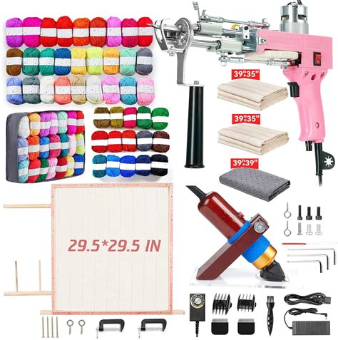 Tufting gun makro 【DIY CARPETS TOOLS】---This electric tufting gun can not only make DIY cut and loop pile carpets by yourself, but also make kinds of cool artworks for decorative / practical