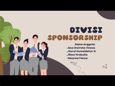 Tugas divisi sponsorship  Mereka adalah divisi KESTARI RAJA Brawijaya 2018