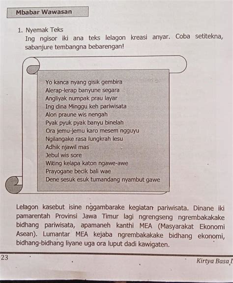 Tulisan isine teks ing dhuwur  Asile dhiskusi klompok, ditulis ana ing kertas lan dikumpulake