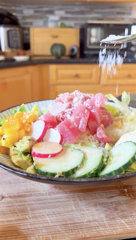 Tuna poke bowl cactus club  Definitely recommend Cactus