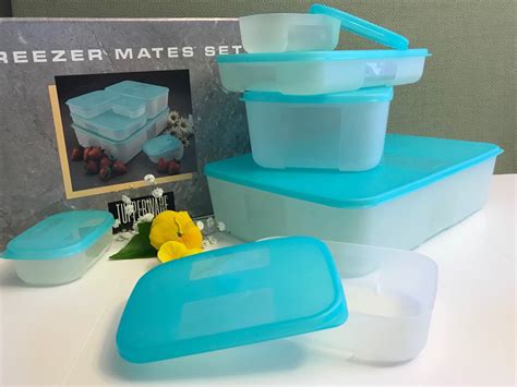 Tupperware Keep Tab Plastic Container Set, 500ml, Set of 4, Multicolour