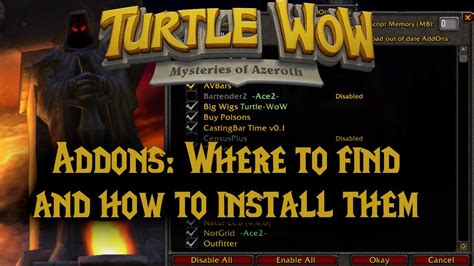 Turtle wow addons pack  Posts: 271